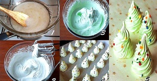 Безе новогоднее