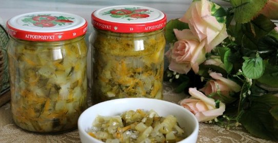 Огуречный салат на зиму