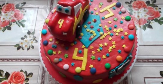 Тортик Молния Маквин