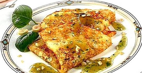 Блинчики с зеленым луком