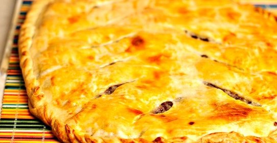 Мясной пирог с картофелем