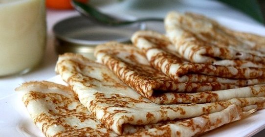 Заварные блины на кефире