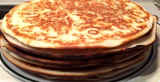 Пышные блины на дрожжах