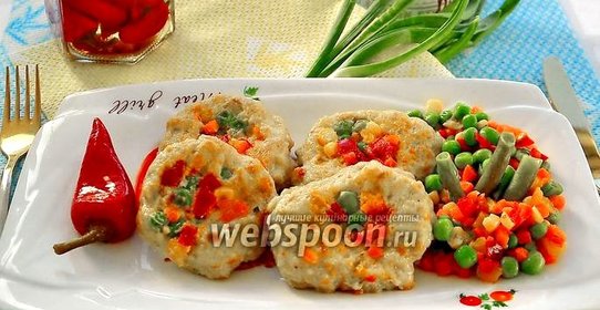 Котлеты с овощами