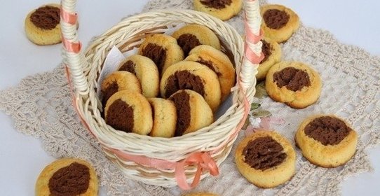 Двухцветное печенье