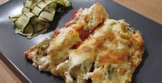 Каннеллони с овощной начинкой