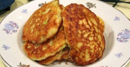 Блинчики из кабачков сладкие