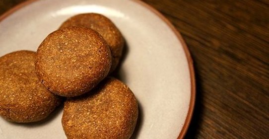 Шоколадное печенье из окары