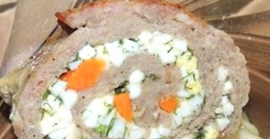 Мясной рулет
