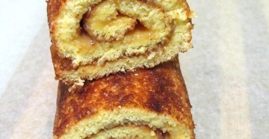Рулет с вареной сгущенкой