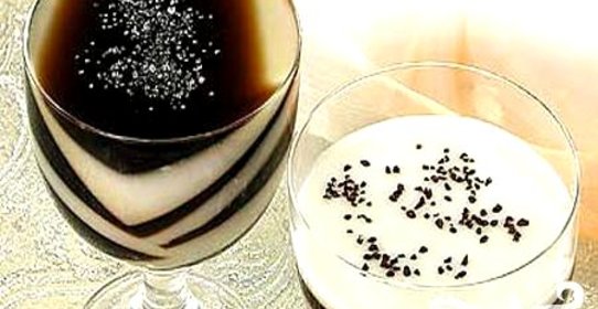 Кофейно-молочное желе