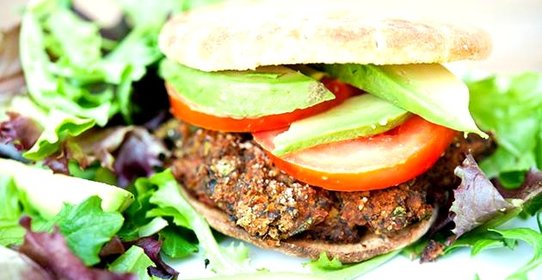 Вегетарианские бургеры с фасолью