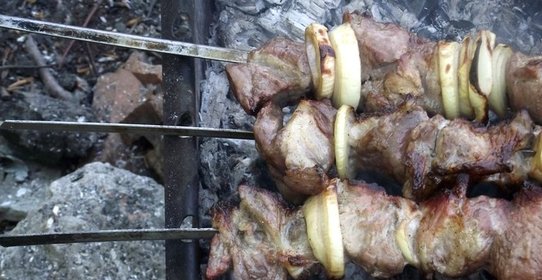 Шашлык из телятины по-грузински