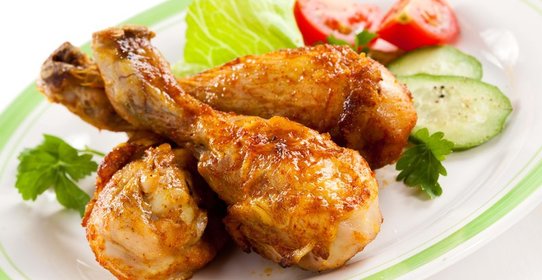 Куриные ножки с чесноком