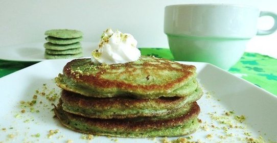 Фисташковые оладьи