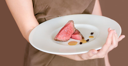 Ростбиф с кофейным соусом