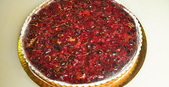 Клюквенный пирог