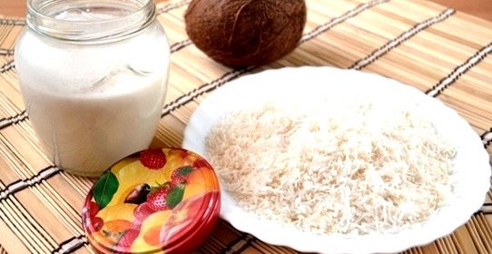 Кокосовое молоко и стружка