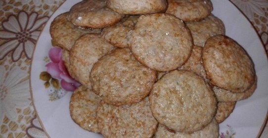 Печенье с бананом и мёдом