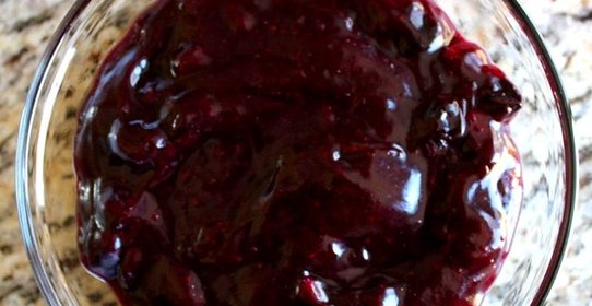 Черничный кисель