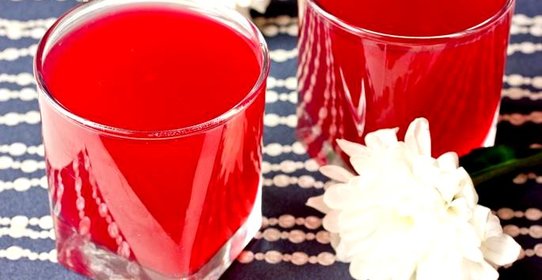 Кисель из клюквы и чёрной смородины