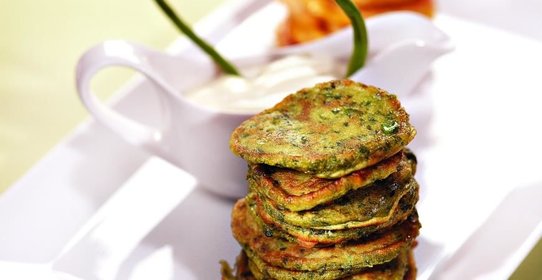 Овощные оладьи