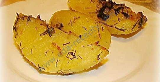 Картофель Айдахо в духовке