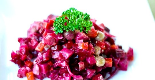 Винегрет с опятами