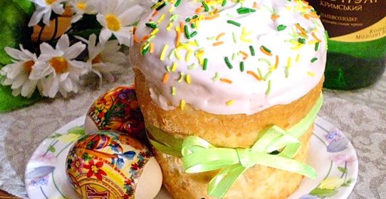 Кулич на Пасху