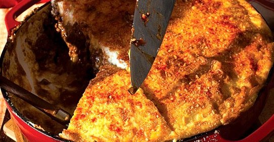 Мусака с грюйером