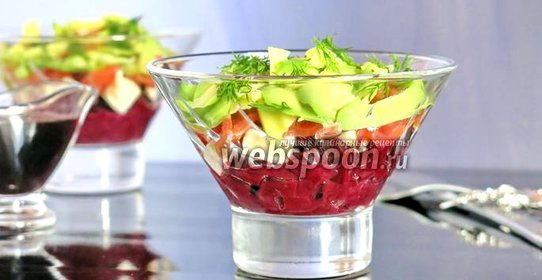 Салат со свёклой и фейхоа