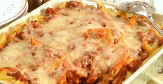 Макароны с фаршем в духовке