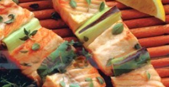 Шашлык из норвежской семги