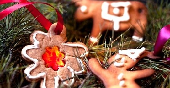 Новогоднее имбирное печенье