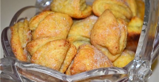 Печенье Ушки из творога