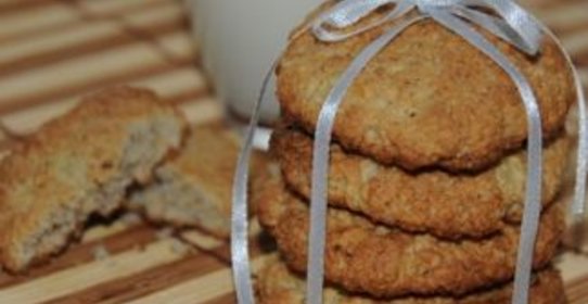 Овсяное печенье с грушами