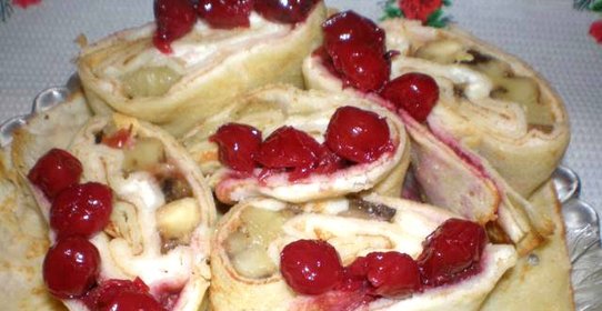 Рулеты из блинов