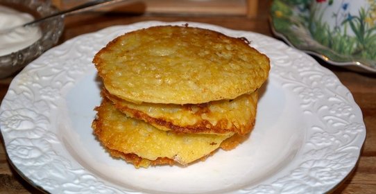 Драники с курицей