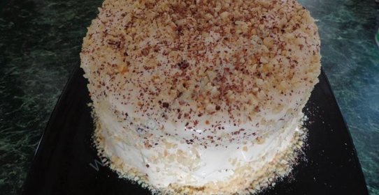 Торт медово сметанный