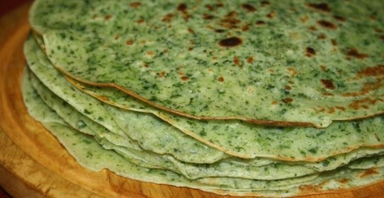 Шпинатные блинчики