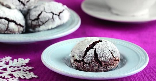 Заснеженное печенье