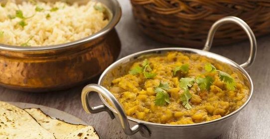 Дал - чечевица с карри по-индийски