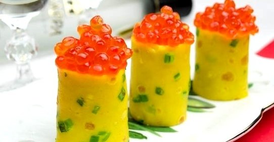 Блинчики с куркумой и зелёным луком