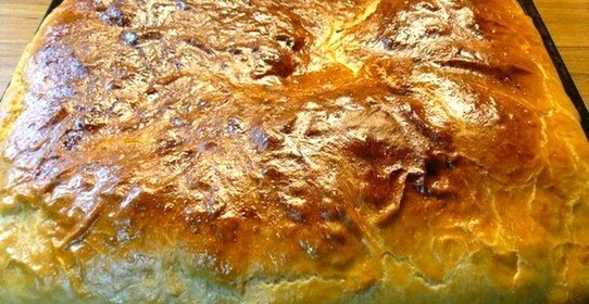 Пирог с жареной рыбой