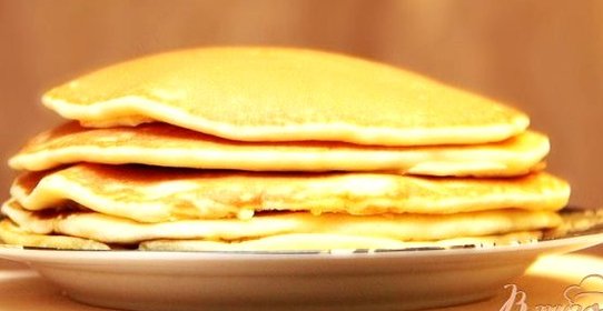 Пышные блины на молоке