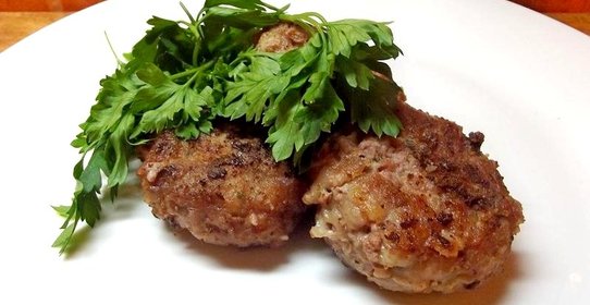 Котлетки из говядины с травами