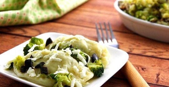 Равиоли с брокколи