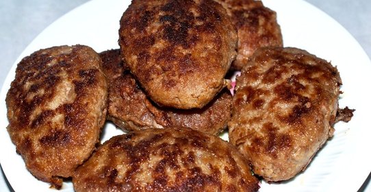 Домашние котлеты из говядины