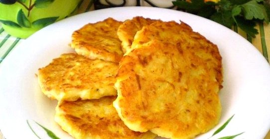 Кабачково-творожные оладьи