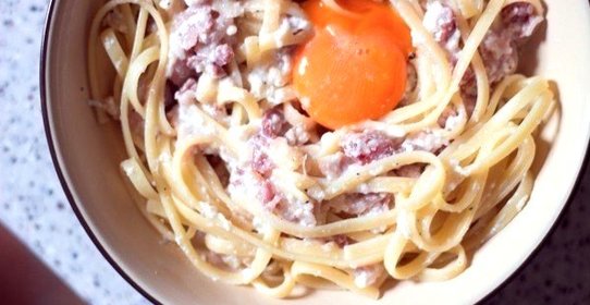 Лингвини а‑ля карбонара